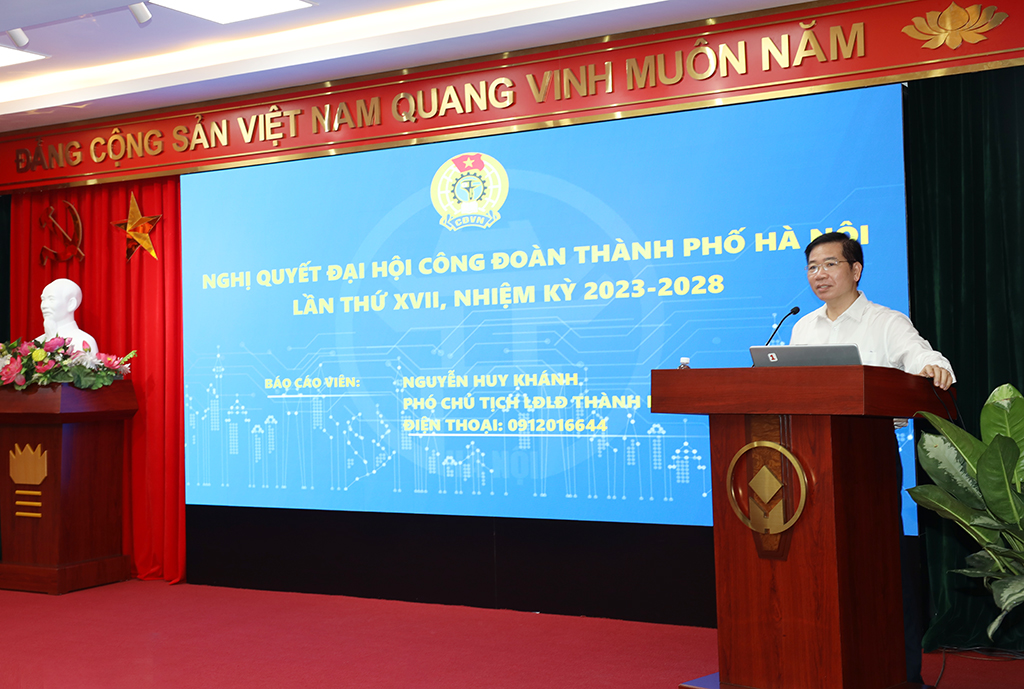 Công đoàn HANDICO - UDIC: Quán triệt, phổ biến Nghị quyết Đại hội XVII Công đoàn Thành phố Hà Nội
